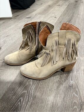 Jeffrey Campbell suede ankle boots